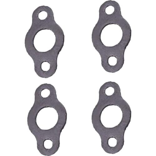 Pouvoir 4x Muffler Exhaust Pipe Flange Gasket Fit 48cc to 80cc Motorized Motorised Bike