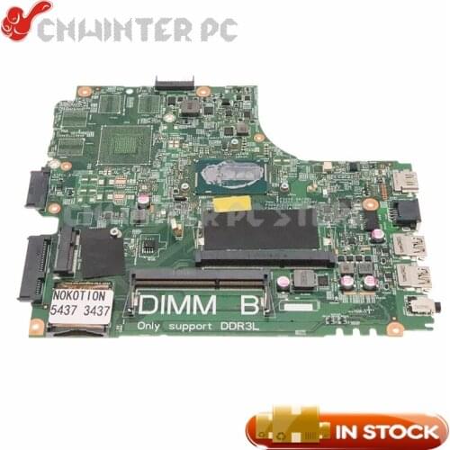 NOKOTION CN-09DJXD 9DJXD FOR Dell Inspiron 3437 5437 Laptop Motherboard DOE40-HSW 12307-2 PWB VKJ89 REV A00 2955U CPU