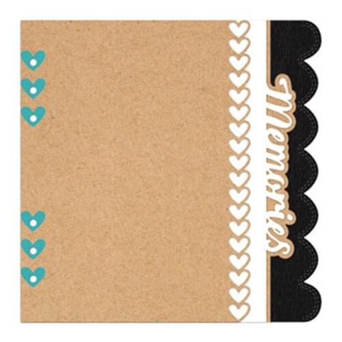 Book Activity Page 2021 New Metal Cutting Dies Stencils for DIY Scrapbooking Photo Album Decorative Embossing DIY Paper Cards