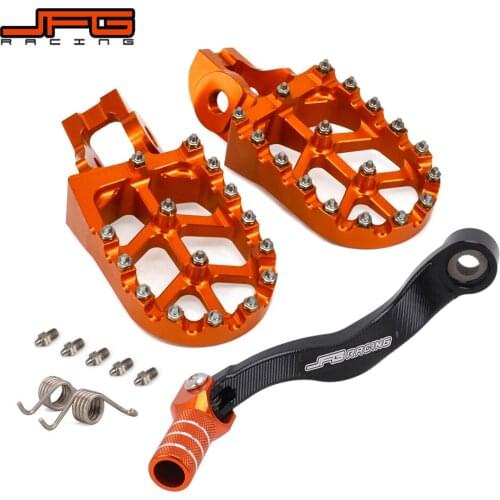 Motorcycle Gear Shift Foot Lever Foot Pegs Rest Rear Footrests Pedals For KTM SXF450 EXCF450 EXCF500 2020 XCF450 SX125 SX150