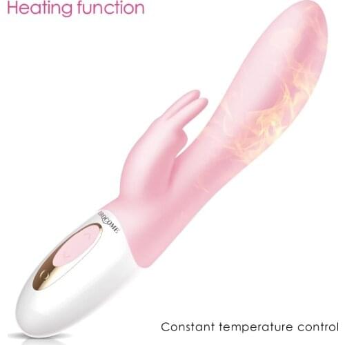 G Spot Dildo Rabbit Vibrator for Women Dual Vibration Silicone Waterproof Female Vagina Clitoris Massager Sex Toys For Women