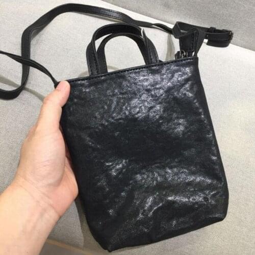 NIUBOA Women Soft Sheepskin Shoulder Bag Genuine Leather Solid Messenger Bag Ladies Casual Zipper Female Travel Handbag Sac