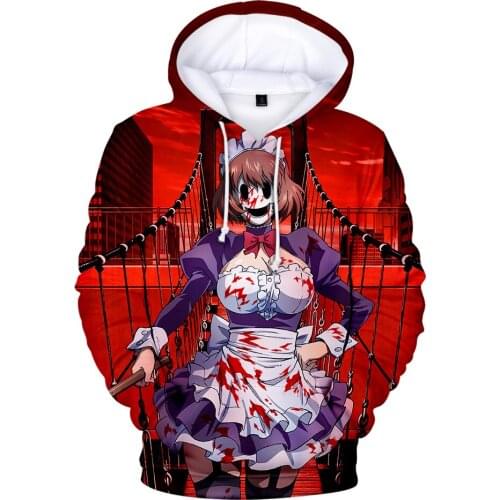 High-Rise Invasion Hoodies Students Casual Sweatshirt Girls Funny 3D Anime Hoodie Women Harajuku Streetwear Oversize Cosplay