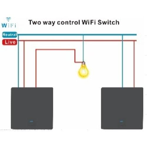 Wifi Tuya Smart 1/2/3 Way Key Switch, Common For European/British Regularemote Control Function, Dual Control Smart Switch Panel