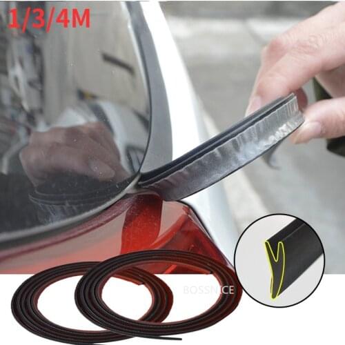 3m Exterior Car Sealing Strips Sticker Dustproof Waterproof Sound Insulation Auto Window Gap Protection Car Seal Strip Protector