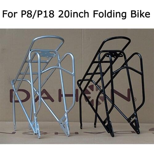 20 inch Bike rear shelf Long-distance travel Rear rack For Dahon P8 P18 folding Bike heightened shelf rear hanger