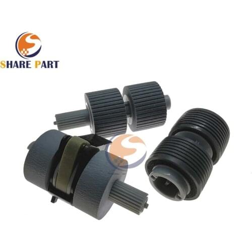 1SET Pickup Roller Brake Roller for Exit roller Tire For Fujitsu fi-6670 fi-6770 fi-6750 fi-6750s fi-5750C fi-5650C fi-5650