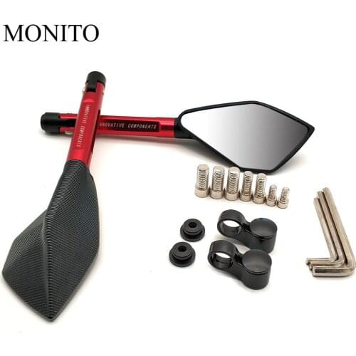 CNC Motorcycle Accessories Rearview Side Mirror Moto Blind Spot Mirror For Honda Hornet 250 CB 600F CBF600 CBR600F CB919 VTX1300