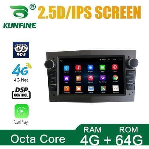 Android 10.0 Octa Core 4GB RAM 64GM ROM Car Stereo For OPEL ASTRA 2004-2009 Car DVD GPS Navigation Player Deckless Car Radio