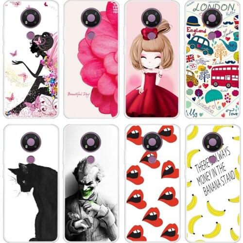 Case For Nokia 3.4 Phone Cover Back Fitness Silicone Bumper Softness TPU With Colorful Printing