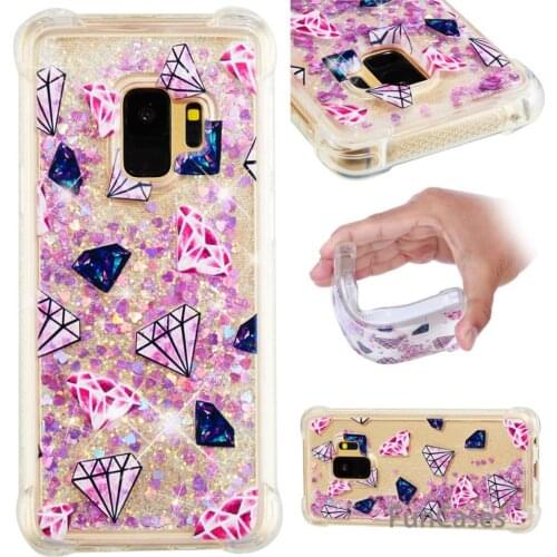 Wind Bell Dynamic Case sFor Aksesuar Samsung S9 Soft Silicone Back Cover Shell Transparent Back Case sFor Samsung Galaxy S9 Cas