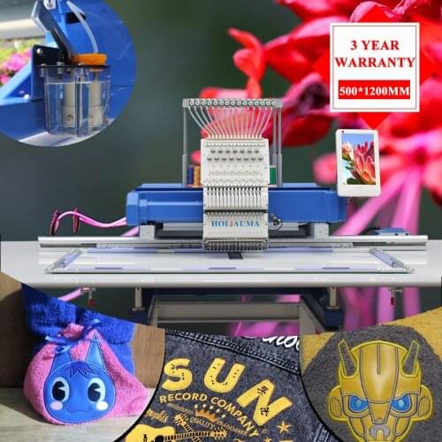 3 Years Quality Warranty!!!Multi Head Single Head Used T Ajima 3d Computer Embroidery Machine Price in India 500*1200mm Area