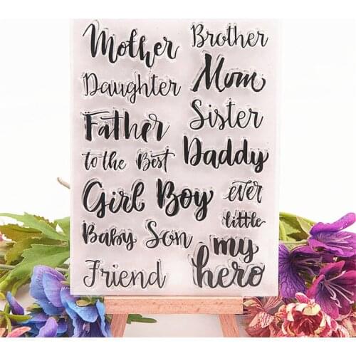 Hot selling have you transparent clear stamp / silicone seal roller stamp DIY scrapbook album / card production