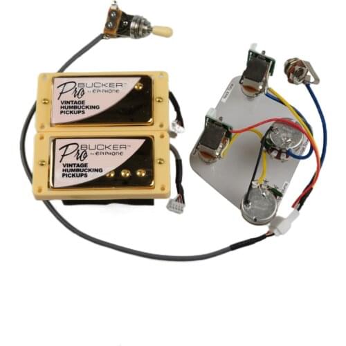 Humbucker Pickups Alnico 5 ProBucker Push/Pull Wiring Harness Electric Guitar Pickups For Gibson Epiphone