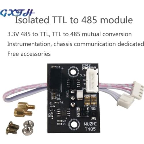 RS485 to TTL Signal Converter Module 3.3V Isolated UART Downloader Compiler