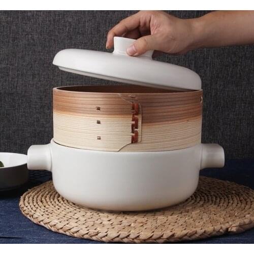 Japan and South Korea-style steamer casserole stew pot ceramic pots fire-resistant high-temperature household Shi Guo pot soup s