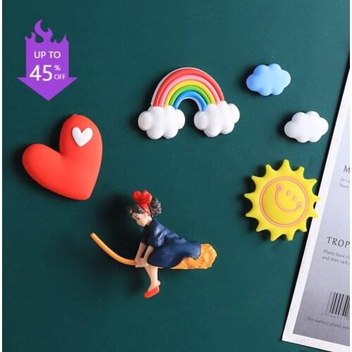 Cute Cartoon Fridge Magnets Set Office Magnets Calendar Magnets Whiteboard Magnets Christmas Magnets Decorative Magnets