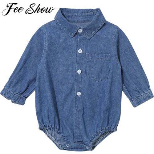 Fashion Spring Autumn Baby Boys and Girls Romper Cowboy Brother Sister Long Sleeve Toddler Jumpsuit Newborn Infant Baby Clothes