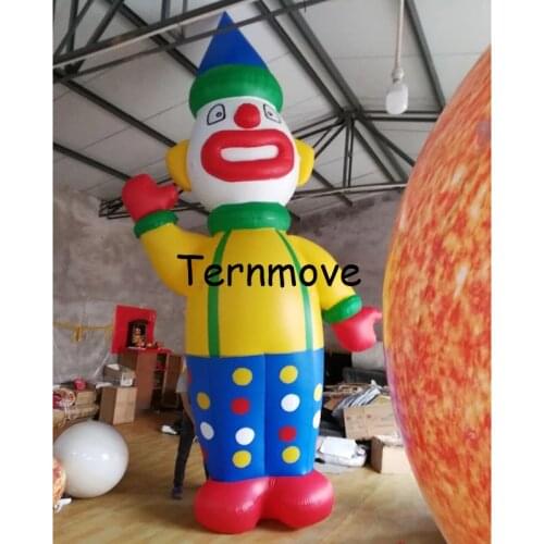 Inflatable clown cartoon, inflatable standing cartoon model, opening ceremony advertising giant pvc helium clown design