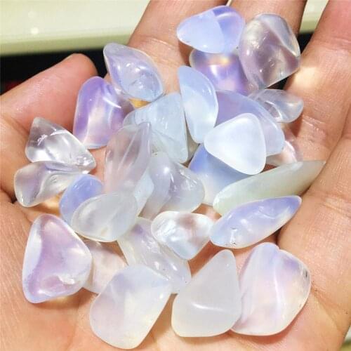 100G Natural albumin stone crystal tumbling crystal healing specimen gem mineral family desktop aquarium decoration
