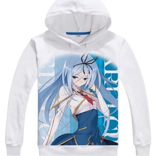 Undefeated Bahamut Chronicle Hoodie Anime Lux Arcadia Cosplay white hoodies Cute Sweatshirts Japanese Cartoon Fans