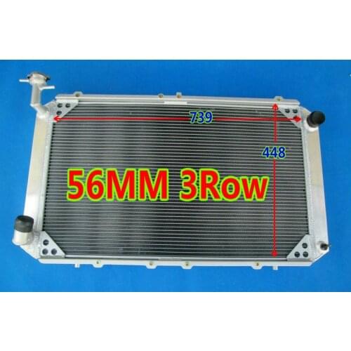 NEW HOT SELLING 56MM 3 ROW FOR NISSAN PATROL GQ SAFARI Y60 2.8L 4.2L RD28T TD42 I6 DIESEL Racing aluminum radiator