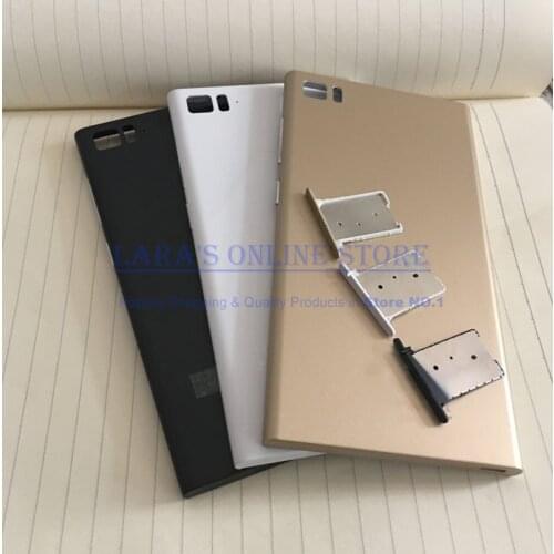 Original for Xiaomi Mi3 M3 Mi 3 WCDMA Rear Back Battery Cover Door Housing Case + SIM Card Tray + Power Volume Button