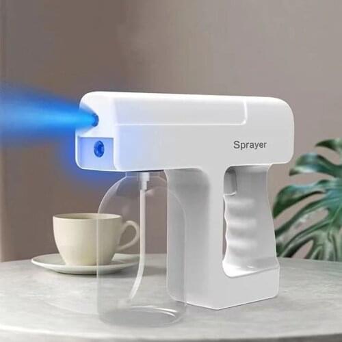 Rechargeable Atomization Fogger Hand-Held Dual-Speed Control High-Pressure Air Pump Adjustable Nozzle Nano Disinfection Atomizer