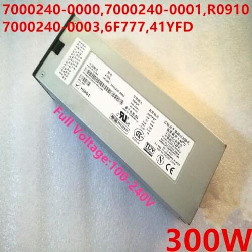 New PSU For Dell PowerEdge 4600 2500 300W Power Supply 7000240-0000 7000240-0001 7000240-0003 R0910 6F777 41YFD