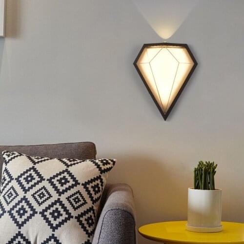 Northern Europe simple living room bedroom balcony staircase corridor creative wall lamp