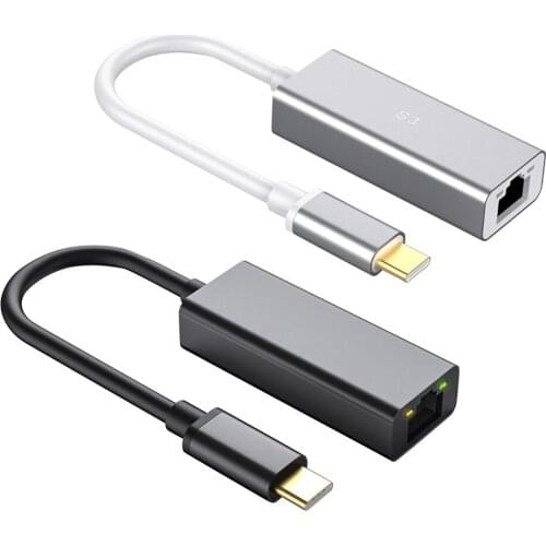 USB C Ethernet USB-C to RJ45 Lan Adapter for MacBook Pro Samsung Galaxy S9/S8/Note 9 Type C Network Card USB Ethernet