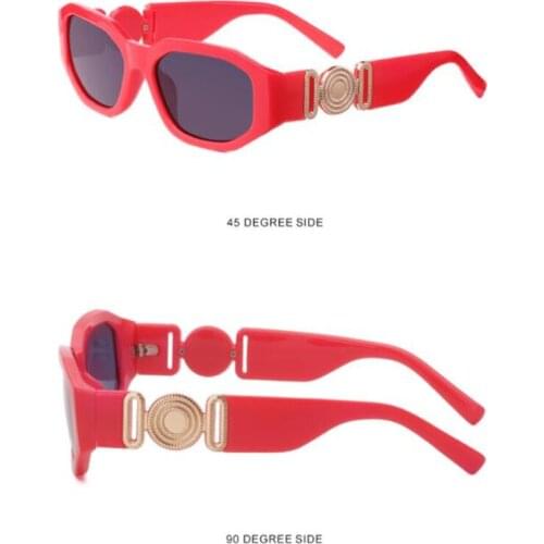 2021 fashionable person profile picture casual sunglasses female Rectangular irregular frame outdoor chameleon for men and women