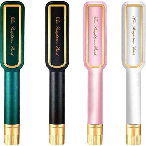 Hair Straightener 5-gear temperature adjustment Ceramic 2 in1 Hair comb Styling Tool Hair curler For Women hair