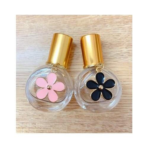 10Pcs 10/12/15ml Glass Roller Bottle Bottles perfume bottle with Removable Stainless Steel Roller Ball for Essential Oil Perfume