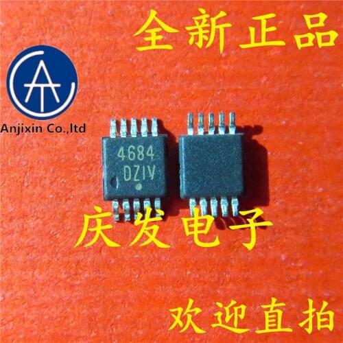 10pcs 100% orginal new real stock 4684 NLAS4684MR2G MSOP-10