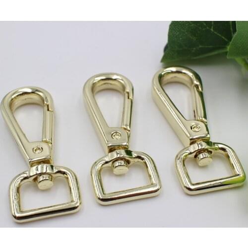 10Pcs 15mm Lobster Clasp Swivel Trigger Clips Snap Hooks