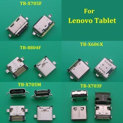 10PCS For Lenovo Tablet TB-X605F X605L X606X TB-X703F TB-8804F TB-X705L/F/N Type-c Usb Jack Socket Charging Port Connector Dock