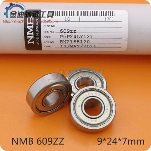 [CM609ZZ]Free Shipping 10pcs chrome steel deep groove ball bearing 609ZZ 609-2Z 609Z 80019 9*24*7mm bicycle diy bearing