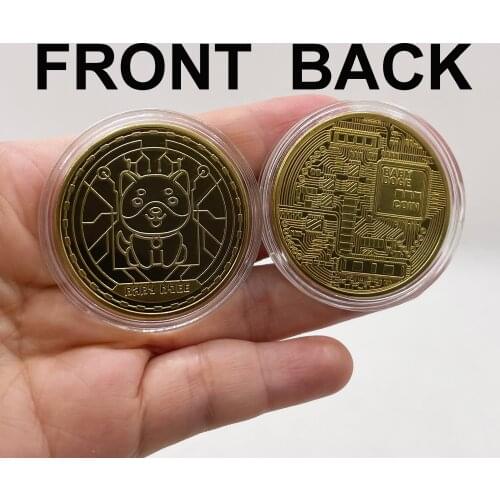 D19 Beautiful Baby Doge Coin in Gold or Silver Color
