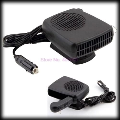 By dhl or ems 50pcs 2 in 1 12V 150W Auto Car Dryer Heater Cooler Fan Demister Defroster Hot & Cold