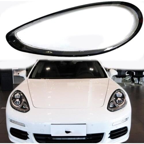 For Porsche Panamera 2014-2016 Headlight lens Front headlights headlights glass mask lamp cover transparent shell lamp masks