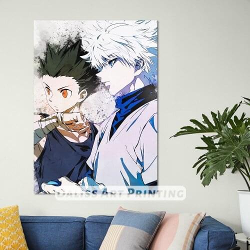 Canvas Anime Gon&Killua HUNTER x HUNTER Pictures Home Decoration Paintings Poster HD Prints Wall Art Modular Living Room Framed