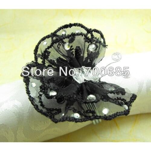 Band butterfly napkin ring, napkin holder for wedding