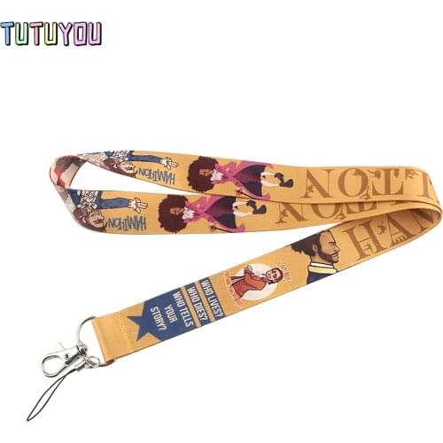 PC2524 Hamilton Creative Lanyard Badge ID Lanyards Mobile Phone Rope Key Lanyard Neck Straps Accessories