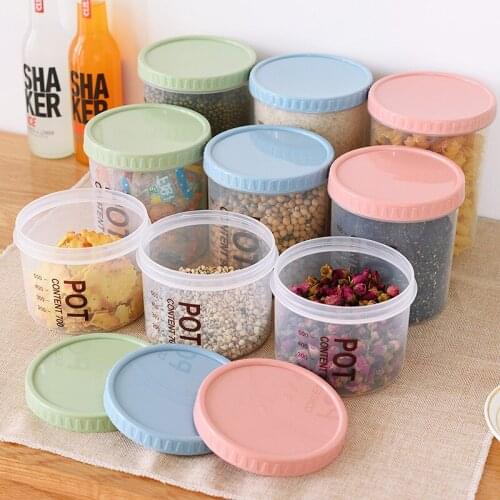 Kitchen transparent sealed can plastic household cereals can storage box food storage canfood storage containers kitchenstorage