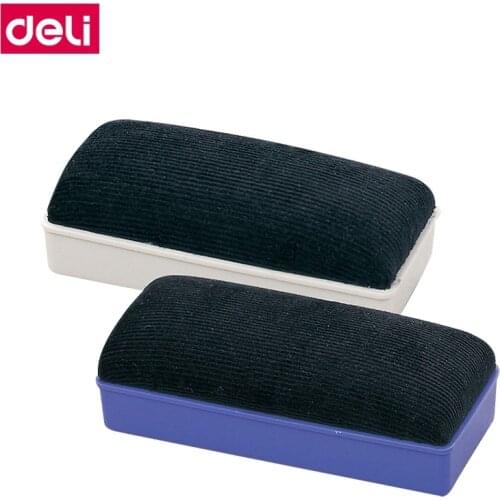 2PCS/LOT Deli 7837 Magnetic White board eraser whiteboard suction brush 148x68x42mm eraser for both whiteboard & blackboard