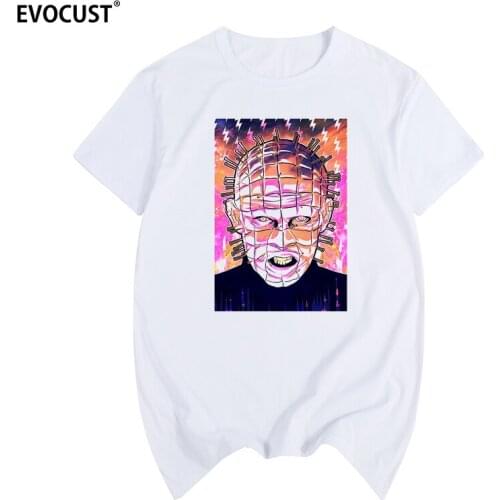 Hellraiser Pinhead Summer print T-shirt Cotton Men T shirt New women TEE fashion