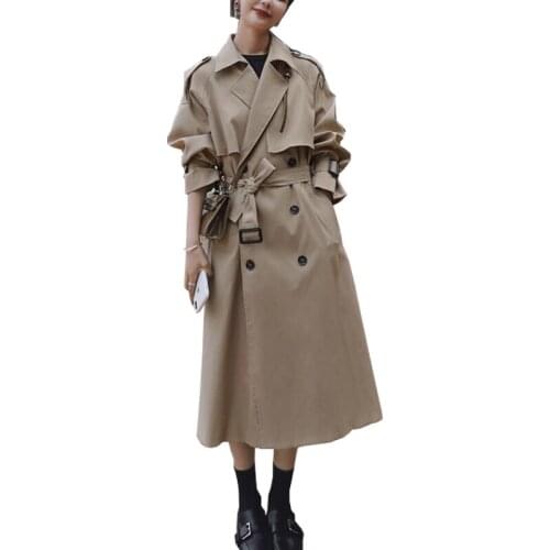 Luckeyxuan Women's Trench Coats