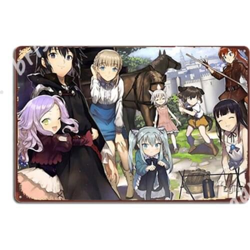 Death March To A Parallel World Rhapsody Metal Signs Cinema Garage Party Retro Painting Décor Tin sign Posters