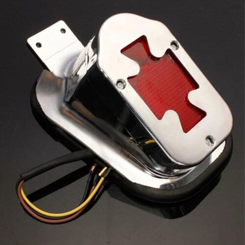 Motorcycle LED Rear Brake Tail Light Red 12V Universal for most Motorcycle